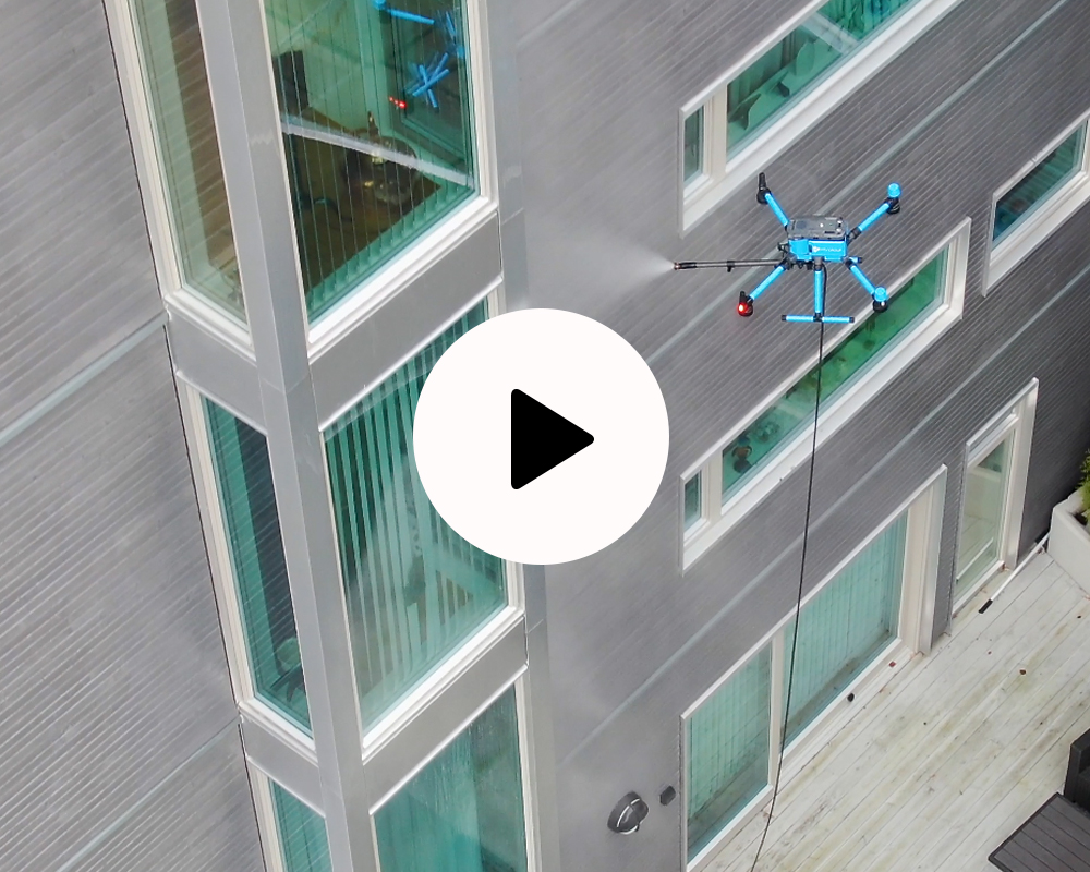 Cleaning Drone Window cleaning