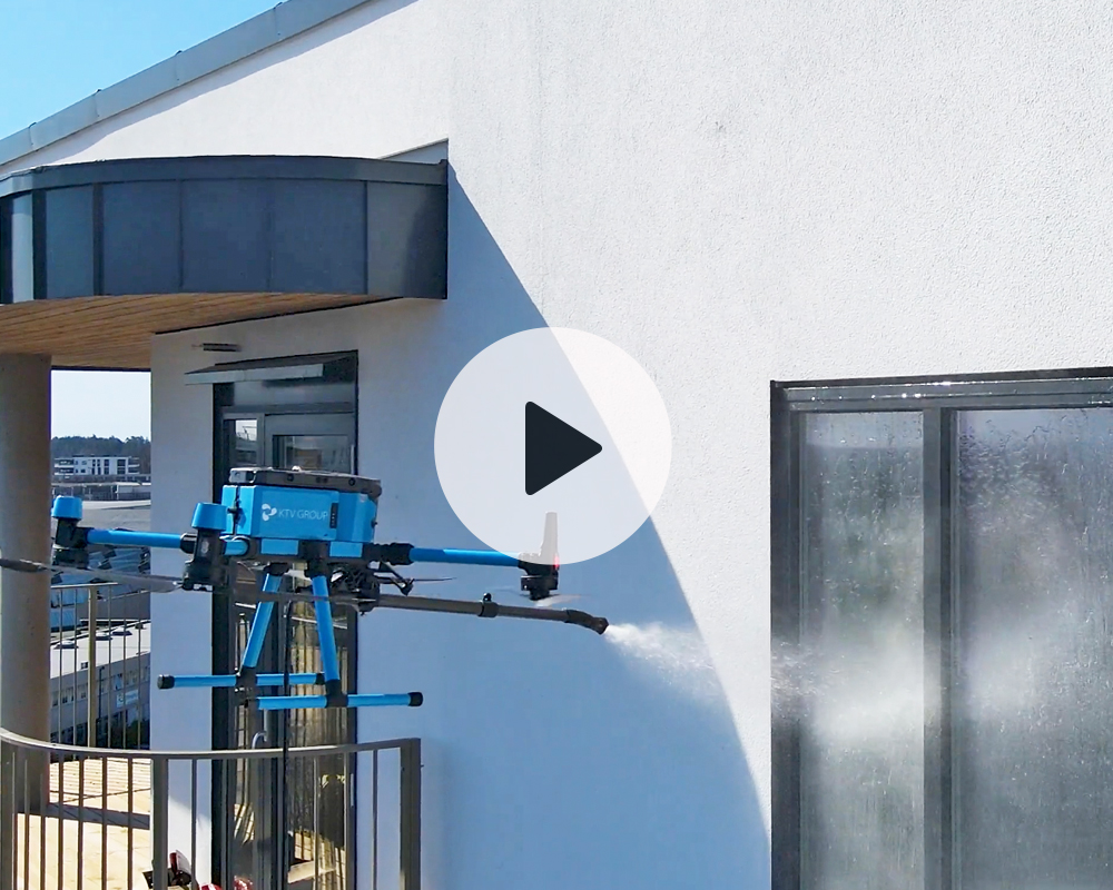 KTV Working Drone vindusvask