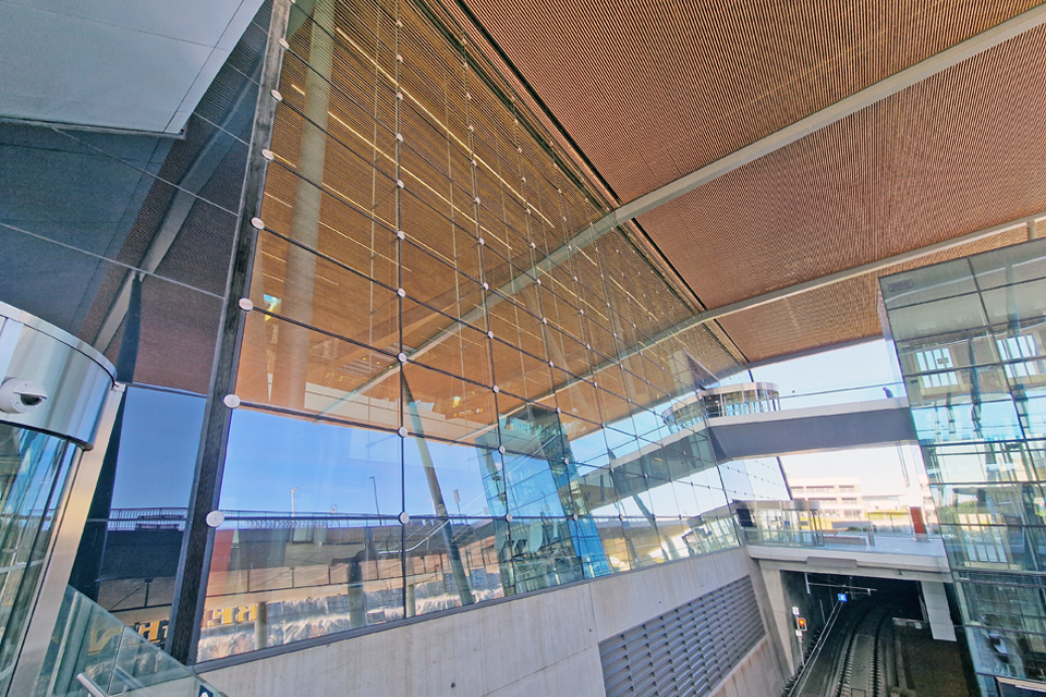 Bergen Airport KTV Working Drone