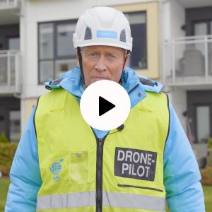 Kennet Nilsen with KTV Working Drone