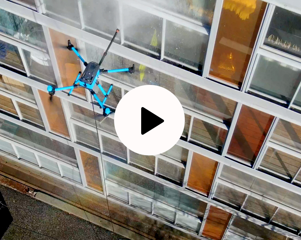 vindusvask Cleaning Drone