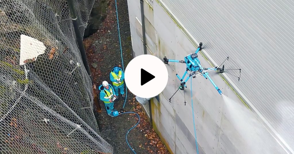 KTV Group dronevask i Bergen