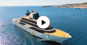 KTV Working Drone vasker Four Seasons Yachts