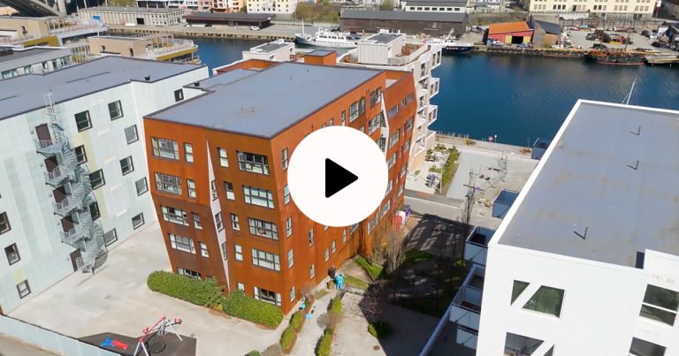 KTV Group med KTV Working Drone på Støperiet Sameie Bergen